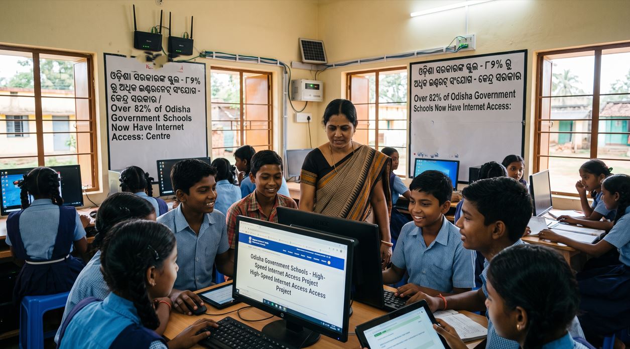 Over 82% of Odisha Government Schools Now Have Internet Access: Centre